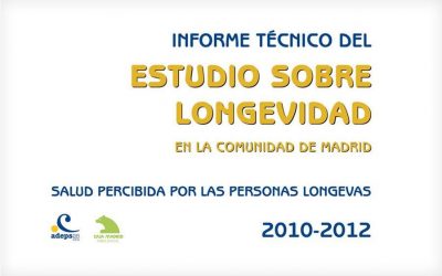 Informe Técnico del Estudio sobre Longevidad en la Comunidad de Madrid