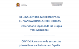 COVID-19, consumo de sustancias psicoactivas y adicciones en España