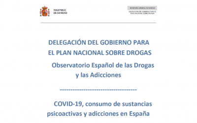 COVID-19, consumo de sustancias psicoactivas y adicciones en España