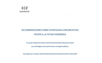 Recomendaciones sobre estrategias comunicativas frente a la fatiga pandémica