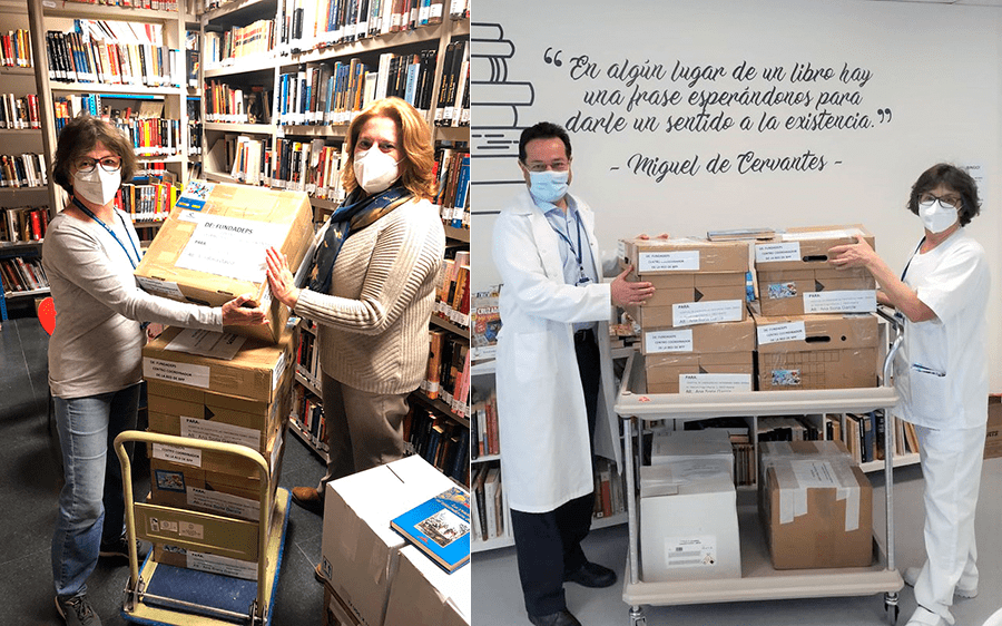 La Red Estatal de Bibliotecas para Pacientes nutre con sus libros al Hospital Isabel Zendal