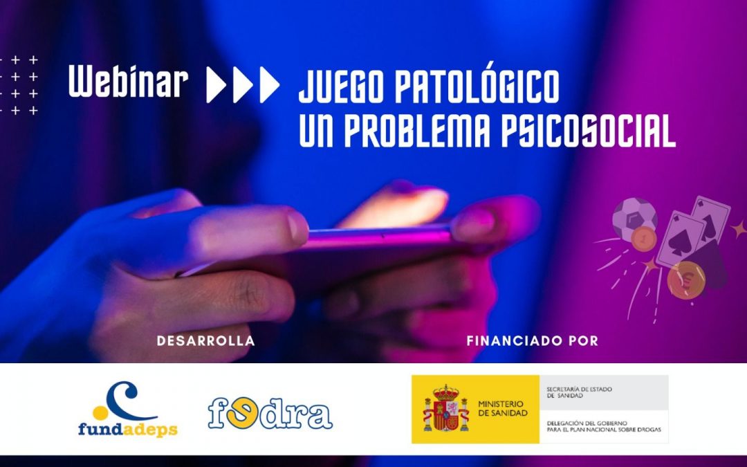 Un centenar de profesionales participaron en el webinar sobre Juego Patológico