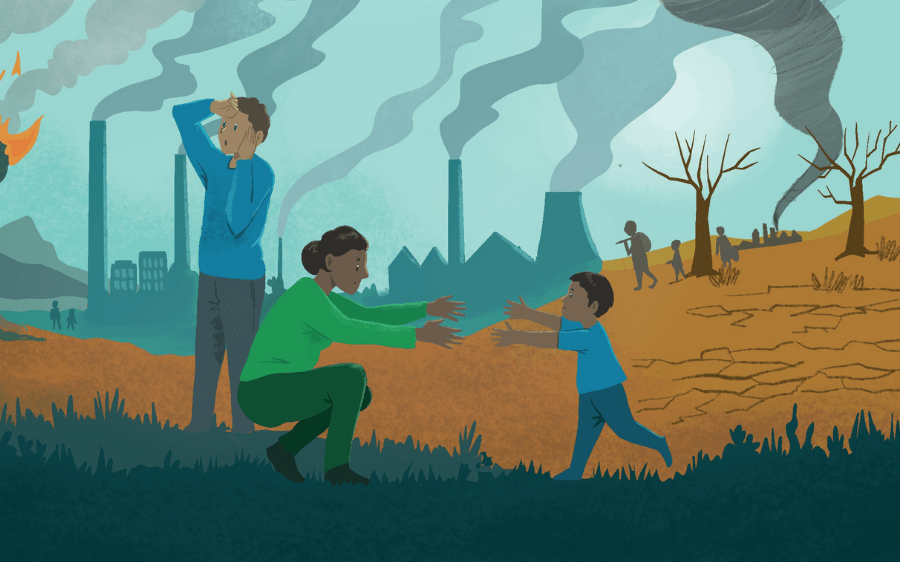 Salud mental y cambio climático: resumen de políticas