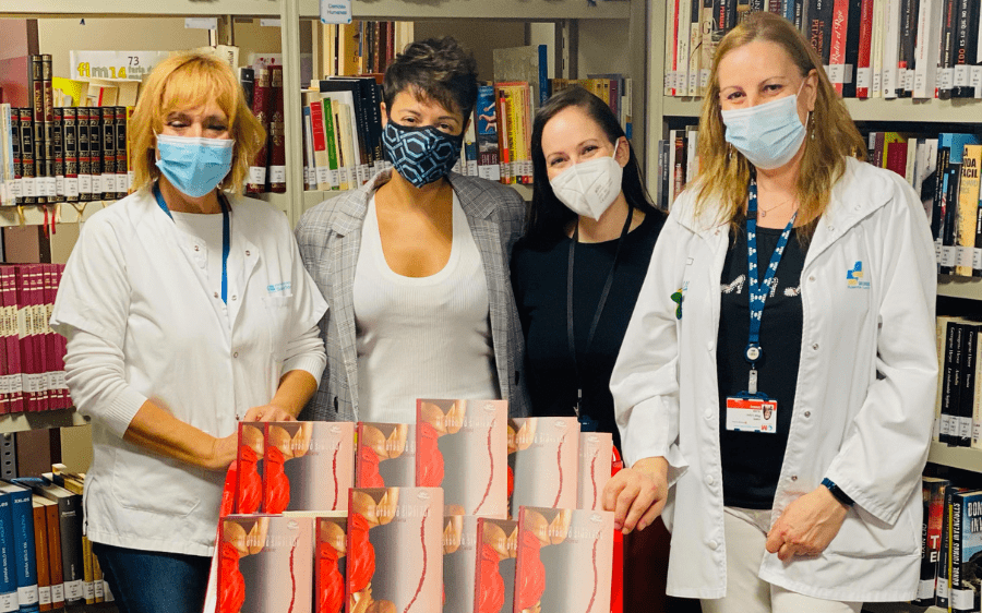 Nueva donación para las Bibliotecas para Pacientes