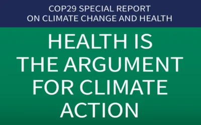 Informe especial de la COP29 sobre Cambio Climático y Salud