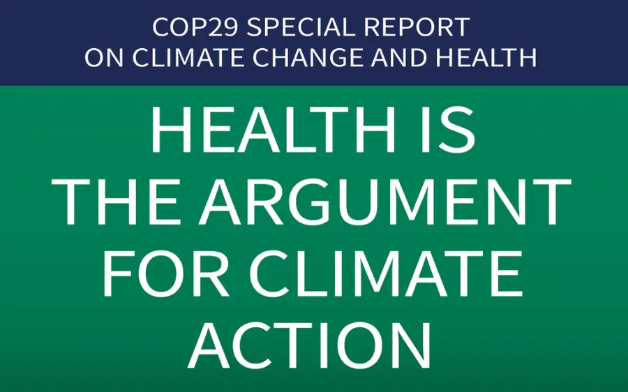 informe-COP29-cambioclimatico-salud
